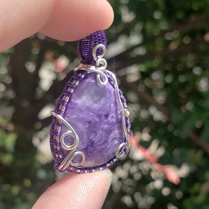 Purple Charoite Pendant
