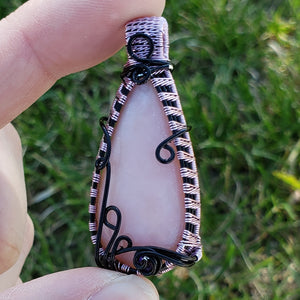 Peruvian Pink Opal Pendant
