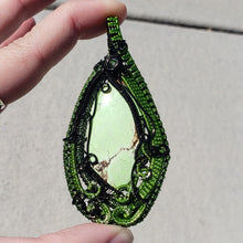 Load image into Gallery viewer, Citron Chrysoprase Heady Pendant

