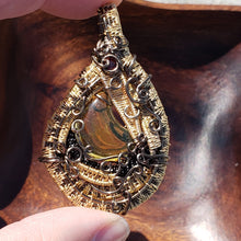 Load image into Gallery viewer, Mexican Amber Moon Heady Pendant
