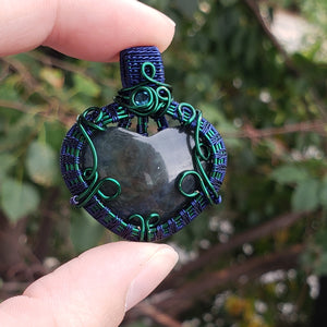 Velvet Obsidian Heart Pendant