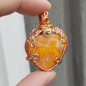 Bumble Bee Jasper Pendant