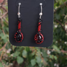 Load image into Gallery viewer, Garnet Dainty Earrings
