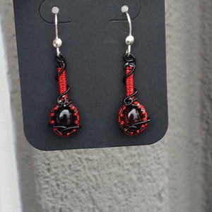 Garnet Dainty Earrings