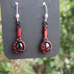 Garnet Dainty Earrings