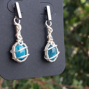 Apatite Dainty Earrings