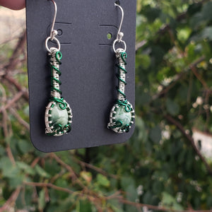 Pastel Green Guatemalan Jadeite Dainty Earrings