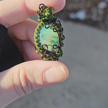 Load and play video in Gallery viewer, Monarch Opal Pendant
