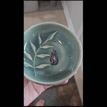 Load and play video in Gallery viewer, Dainty Purple Labradorite Pendant

