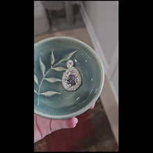 Load and play video in Gallery viewer, Dainty Purple Labradorite Heady Pendant
