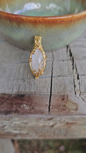 Load and play video in Gallery viewer, Dainty Rainbow Moonstone Pendant
