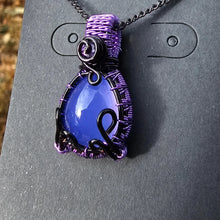 Load image into Gallery viewer, Dainty Lavender Chalcedony Pendant
