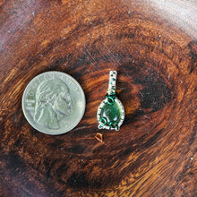 Load image into Gallery viewer, Dainty Gemma Green Serpentine Pendant
