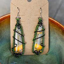 Load image into Gallery viewer, Bumble Bee Jasper Earrings
