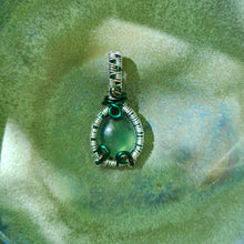 Load image into Gallery viewer, Dainty Gemma Green Serpentine Pendant
