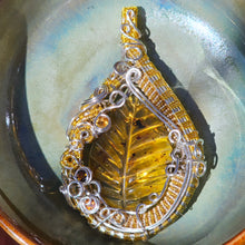 Load image into Gallery viewer, Amber Leaf Heady Pendant
