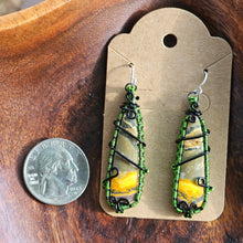 Load image into Gallery viewer, Bumble Bee Jasper Earrings
