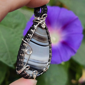 Tuxedo Agate Pendant