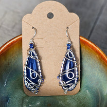 Load image into Gallery viewer, Blue Chalcedony Earrings
