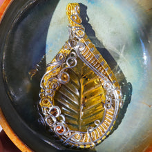 Load image into Gallery viewer, Amber Leaf Heady Pendant
