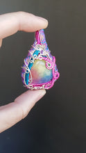 Load and play video in Gallery viewer, Rainbow Solar Quartz Heady Penant
