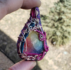 Rainbow Solar Quartz Heady Penant