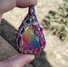 Load image into Gallery viewer, Rainbow Solar Quartz Heady Penant

