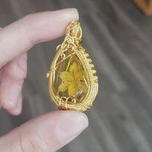 Load and play video in Gallery viewer, Amber Intaglio Pendant
