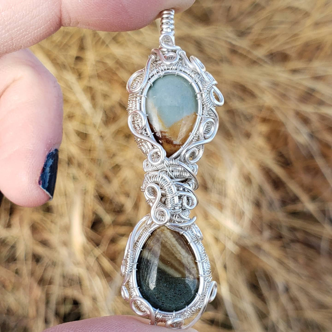 Polychrome Jasper Pendant