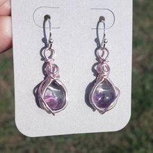 Load image into Gallery viewer, Dainty Fluorite Earrings
