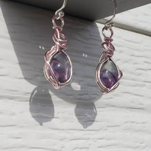 Load image into Gallery viewer, Dainty Fluorite Earrings

