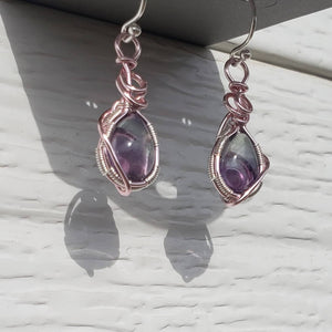 Dainty Fluorite Earrings