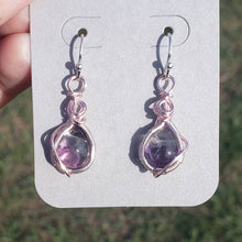 Load image into Gallery viewer, Dainty Fluorite Earrings
