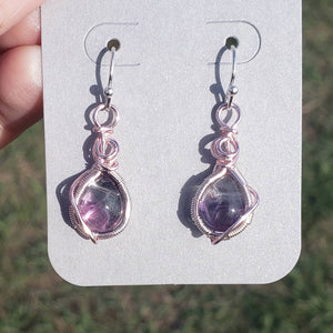Dainty Fluorite Earrings