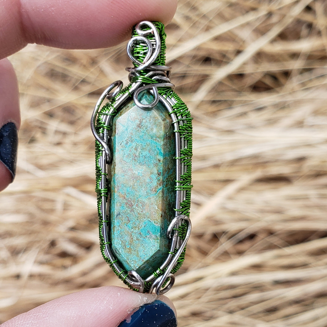 Chrysocolla Pendant