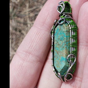 Chrysocolla Pendant