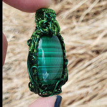 Load image into Gallery viewer, Malachite Pendant
