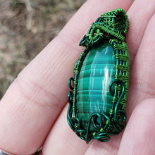 Load image into Gallery viewer, Malachite Pendant
