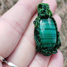 Load image into Gallery viewer, Malachite Pendant
