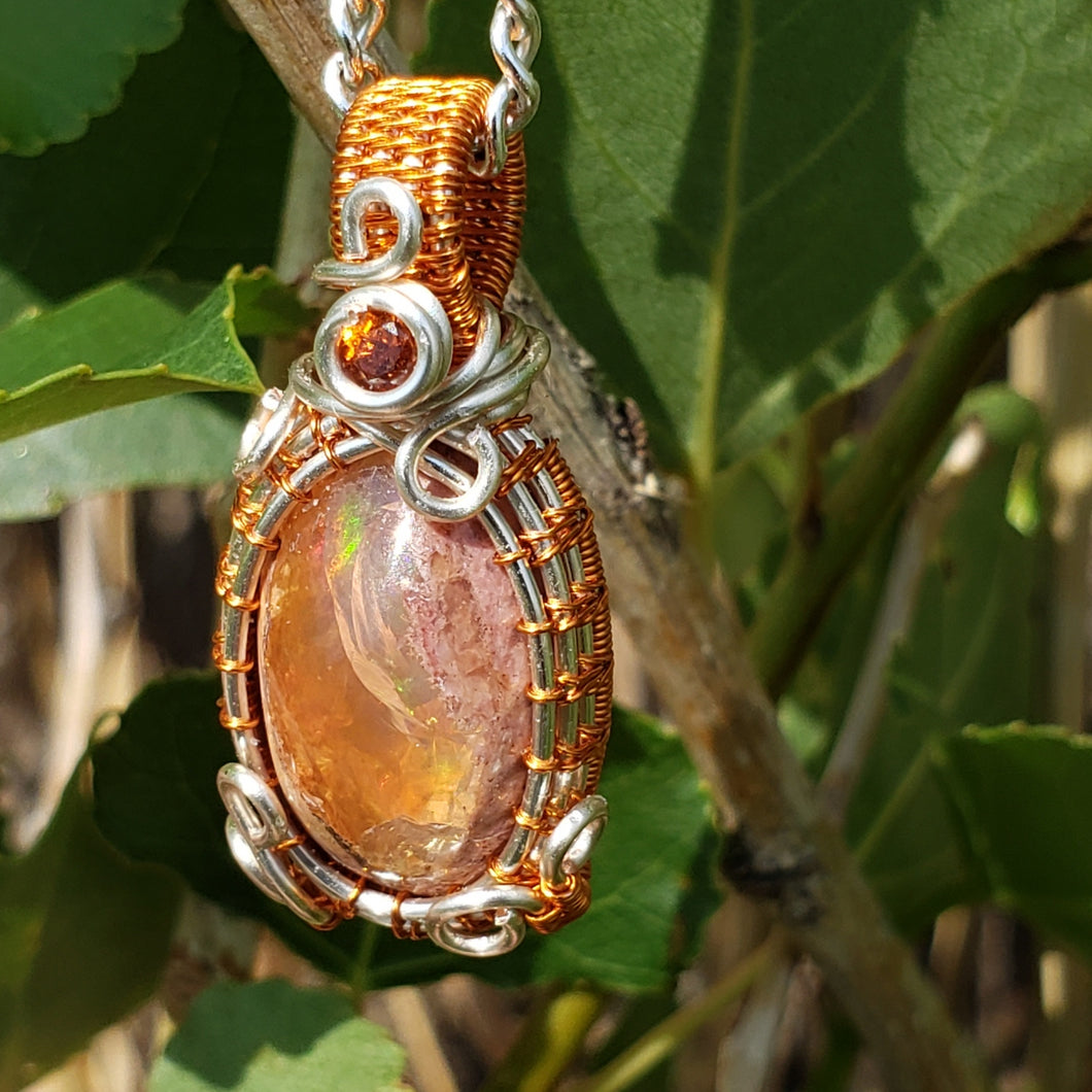 Dainty Cantera Opal Pendant