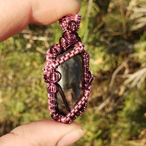 Velvet Obsidian Pendant