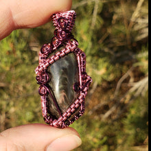 Load image into Gallery viewer, Velvet Obsidian Pendant
