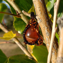 Load image into Gallery viewer, Carnelian Agate Dainty Pendant
