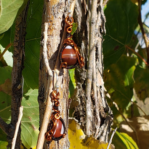 Carnelian Agate Earrings