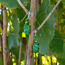 Load image into Gallery viewer, Chrysoprase Coffin Earrings
