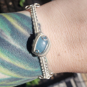 Dainty Aquamarine Bracelet