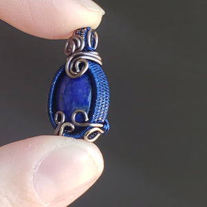 Dainty Lapis Lazuli Pendant