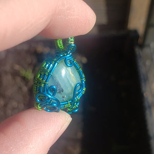 Dainty Peruvian Opal Pendant
