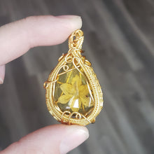 Load image into Gallery viewer, Amber Intaglio Pendant
