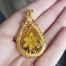 Load image into Gallery viewer, Amber Intaglio Pendant
